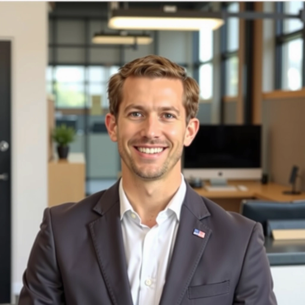 Portrait of John Doe, CEO of Greneshodes