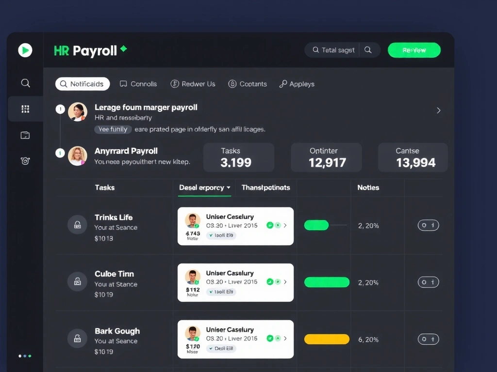 User Dashboard with clean layout and easy navigation
