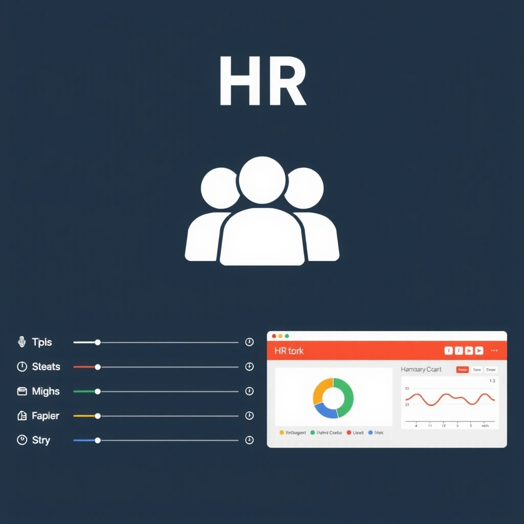HR management dashboard icon