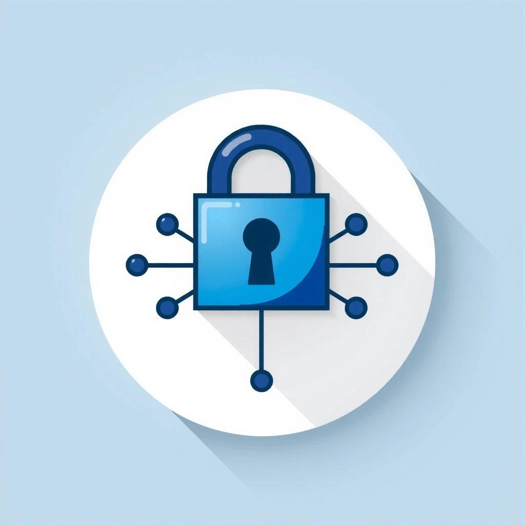 Icon representing data security and protection