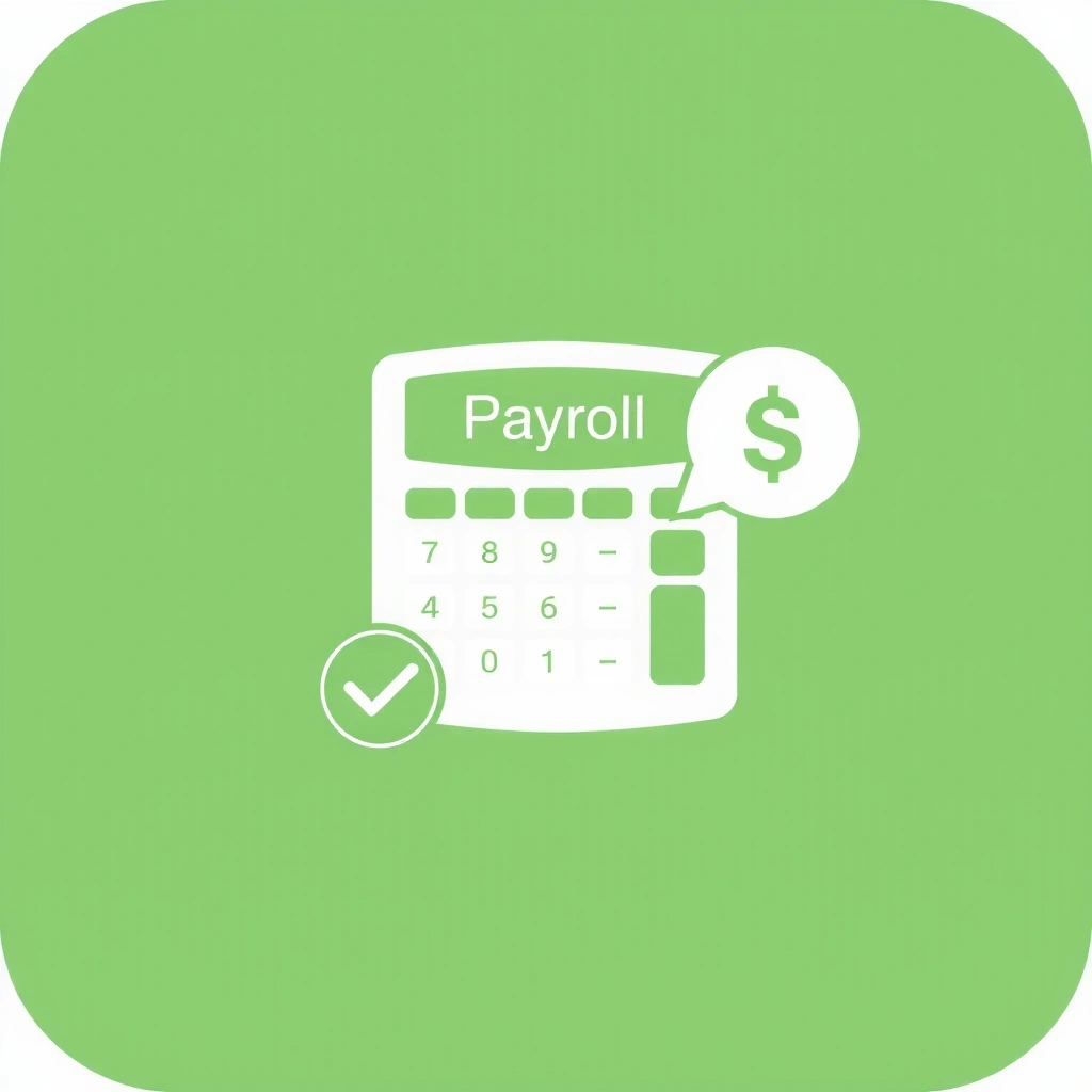 Payroll management interface icon